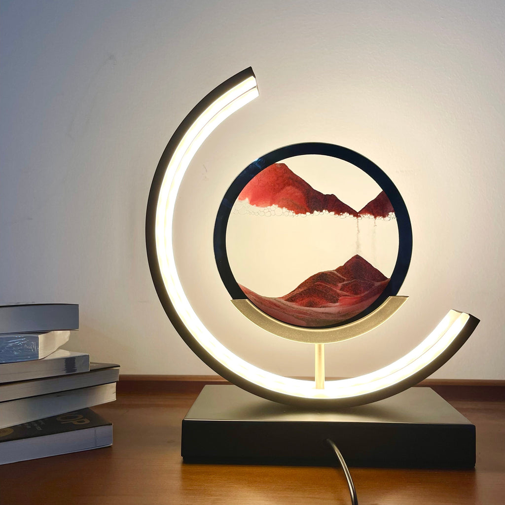 North & Grain | The Solis Moving Sand Lamp