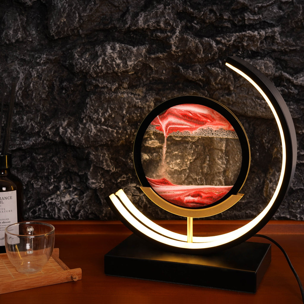 North & Grain | The Solis Moving Sand Lamp