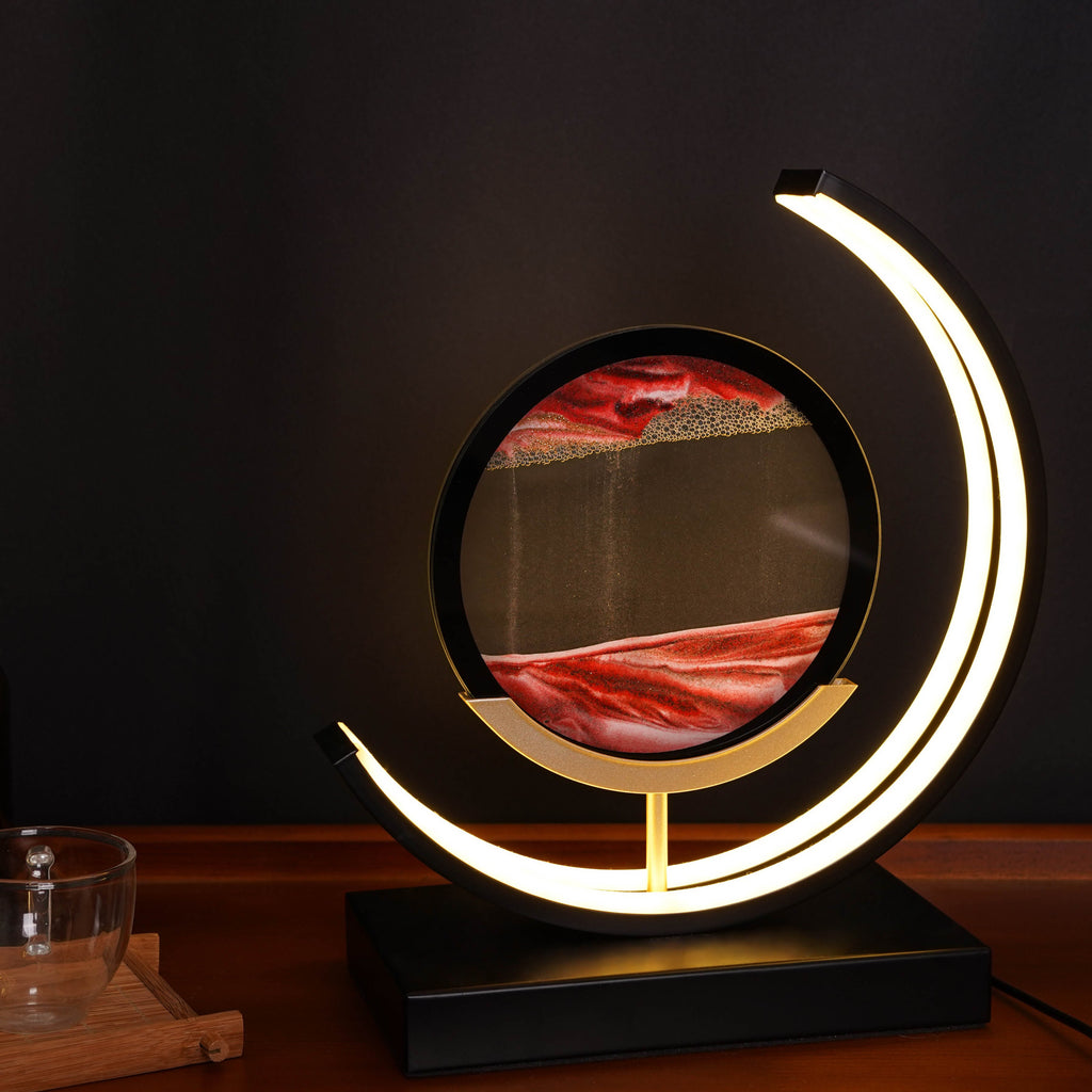 North & Grain | The Solis Moving Sand Lamp