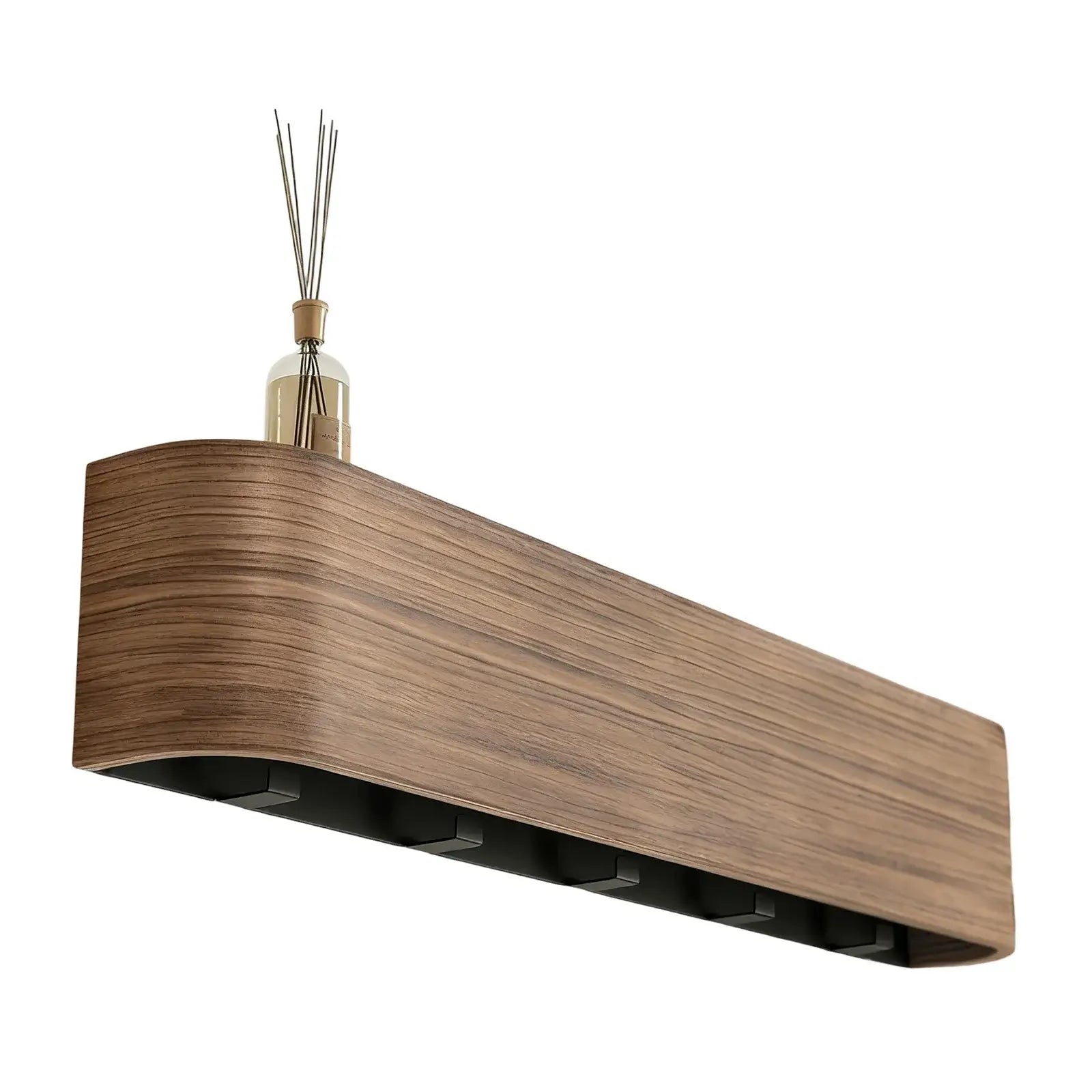 Nordic wall shelf organizer with Hooks Entryway Coat & Key Organizer-6