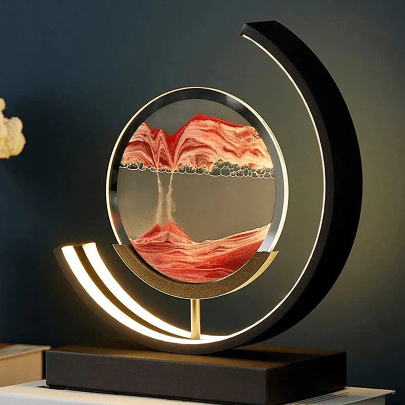 North & Grain | The Solis Moving Sand Lamp